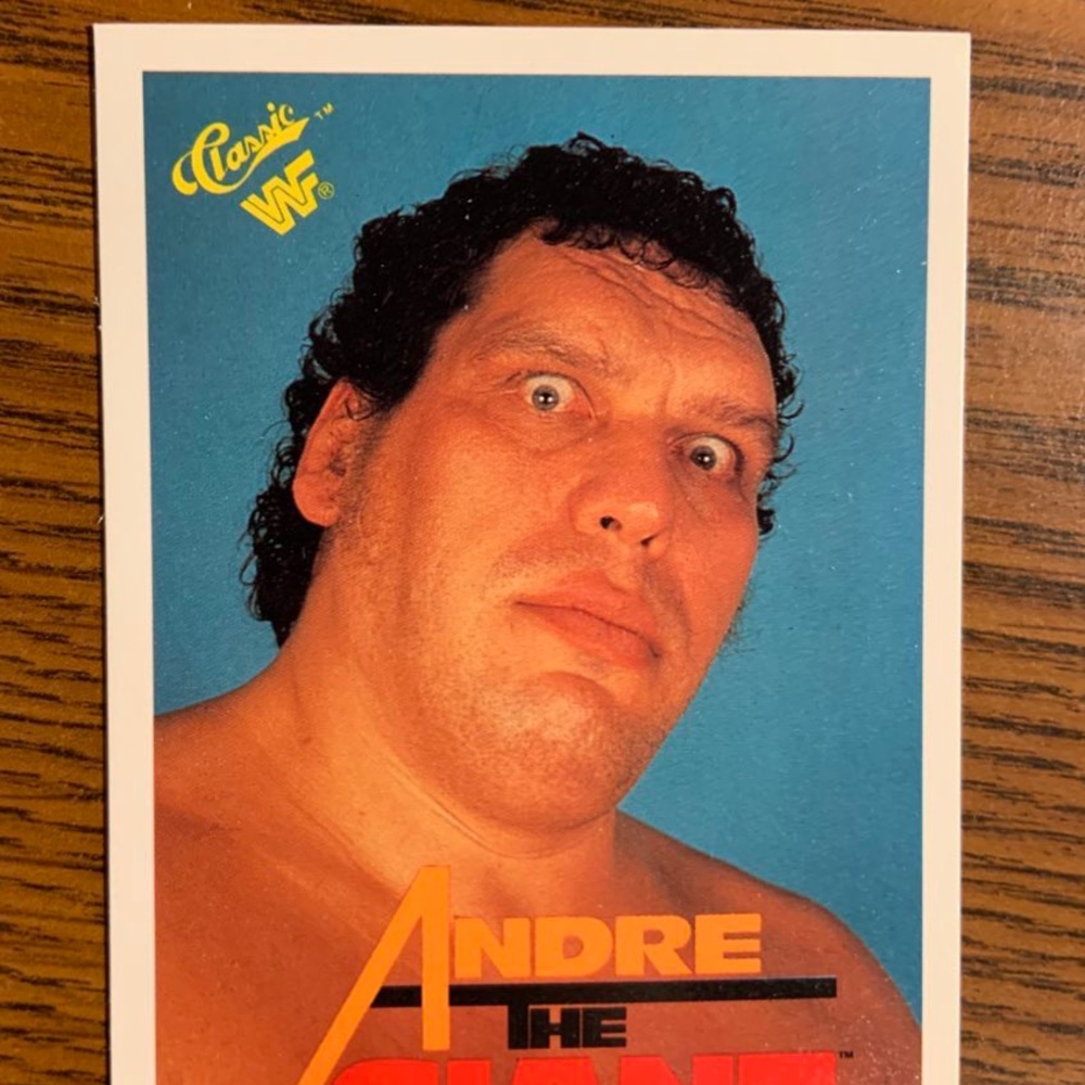Wwe Andre the giant Rare Card